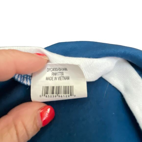 Wondershop Snowflake Dog Sweatshirt Size Large Fleece Lining Pet Pup Blue White - Picture 6 of 13